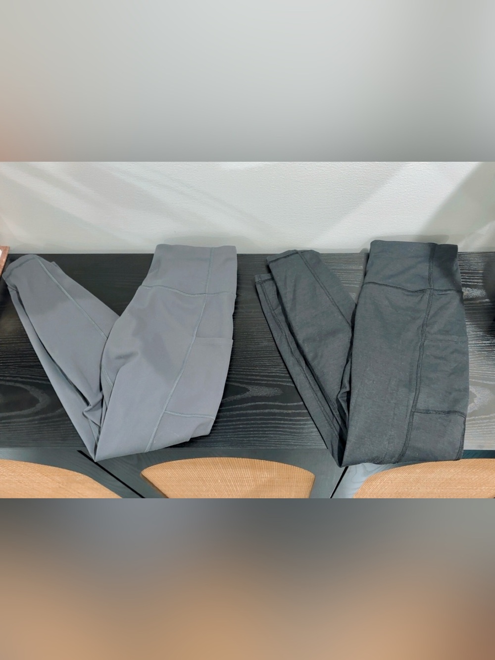 Women’s Gray Leggings set of 2 - Comfortable Everyday Bottoms